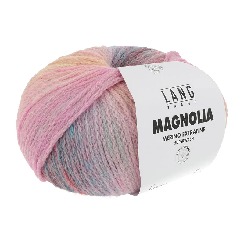 Lang Yarns Magnolia 0014 Rosa/Orange/Blau