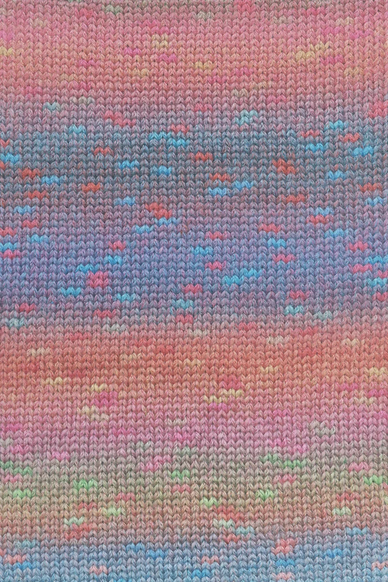 Lang Yarns Magnolia 0014 Rosa/Orange/Blau