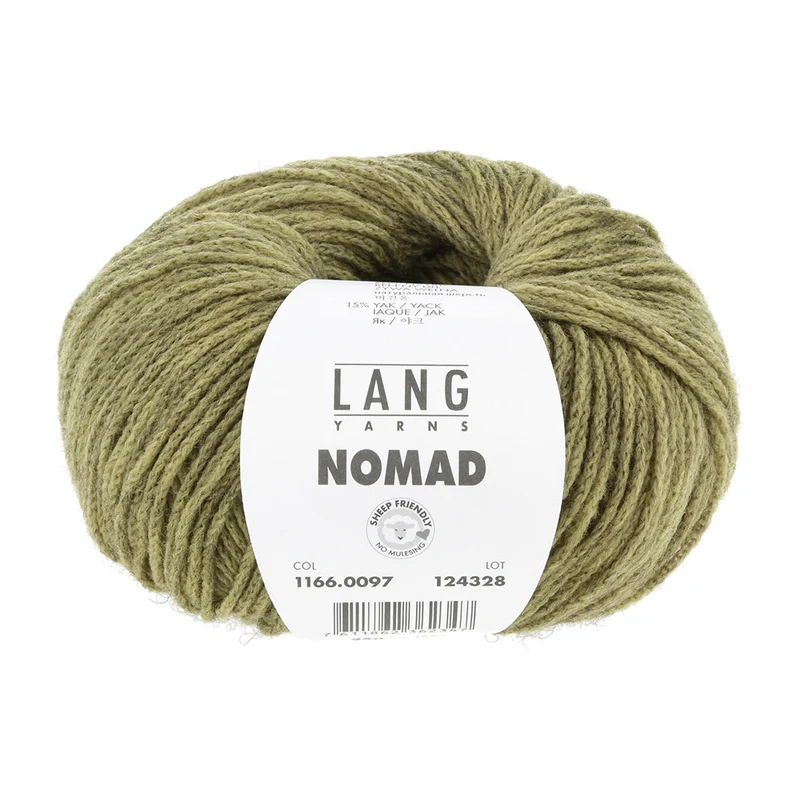 Lang Yarns Nomad 0097 Olivgrün