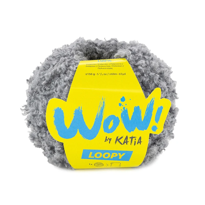 Katia WOW – Loopy 154 Mittelgrau