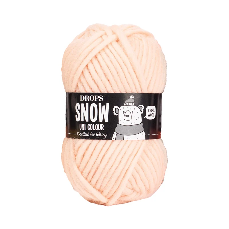DROPS Snow Uni Colour 110 Helles Pfirsich