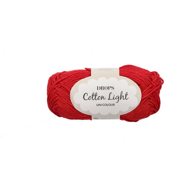 DROPS Cotton Light Uni Colour 047 Karminrot