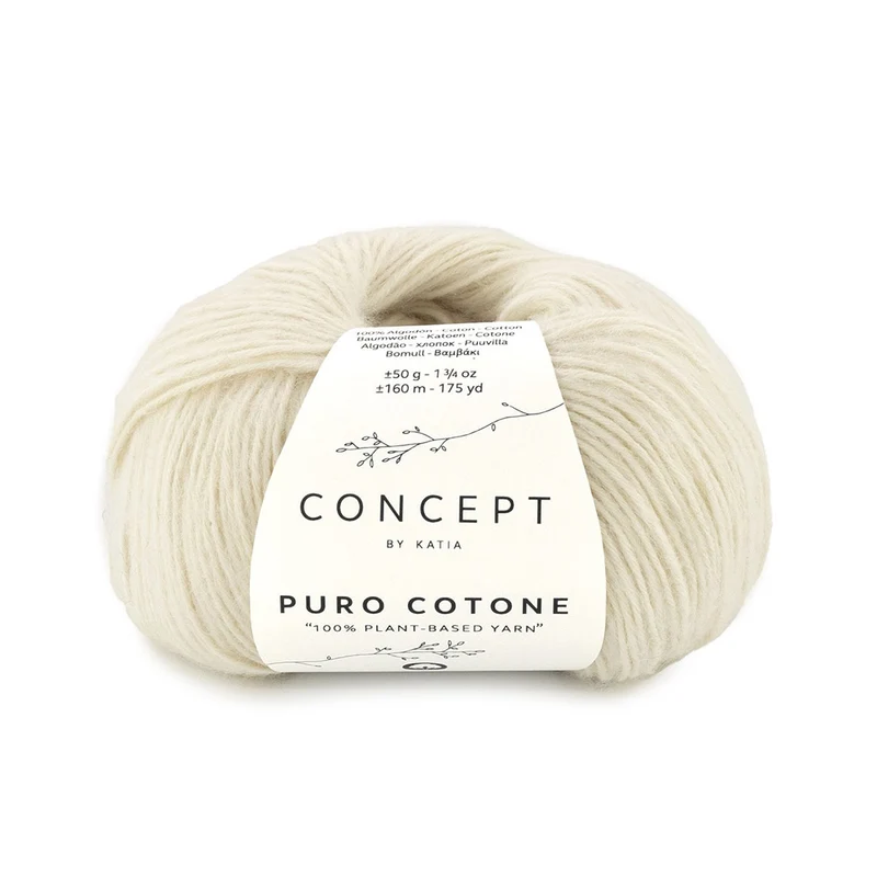 Katia Puro Cotone 50 Naturweiß