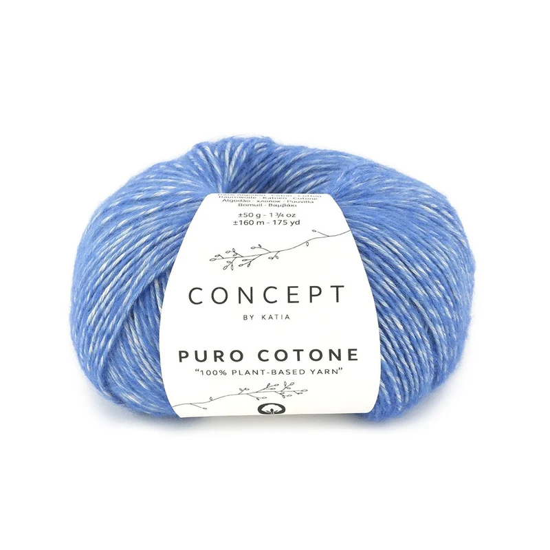 Katia Puro Cotone 61 Königsblau