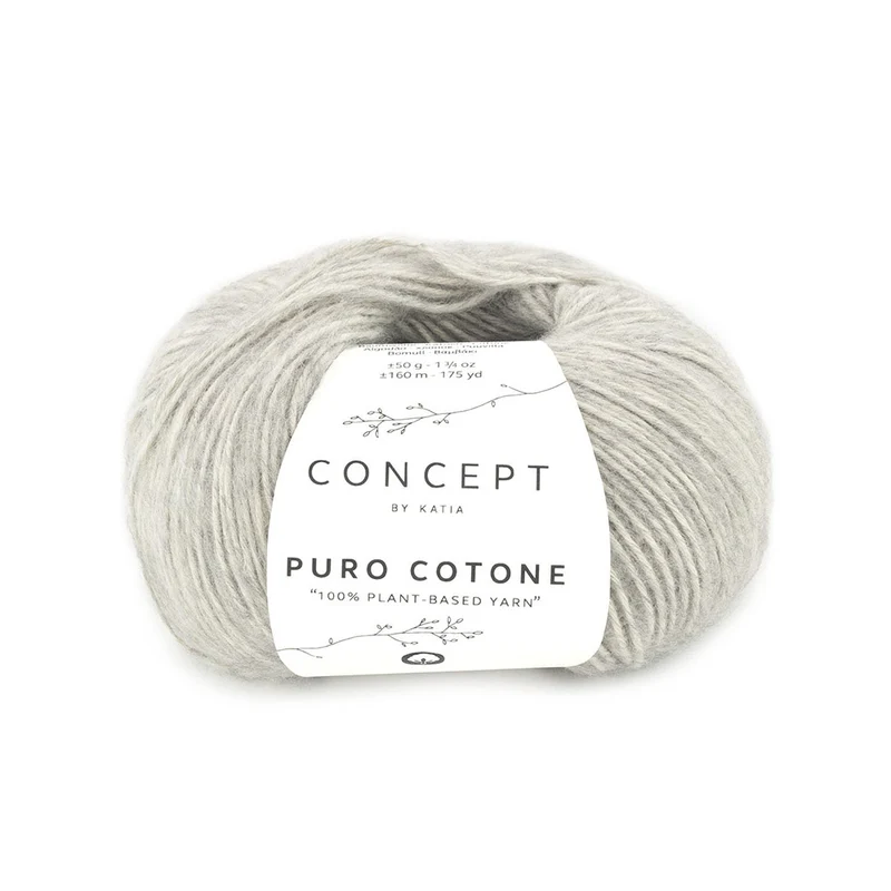 Katia Puro Cotone 53 Hellgrau