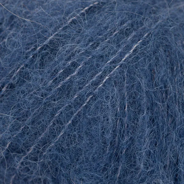 DROPS Brushed Alpaka Silk Uni Colour 039 Marineblau
