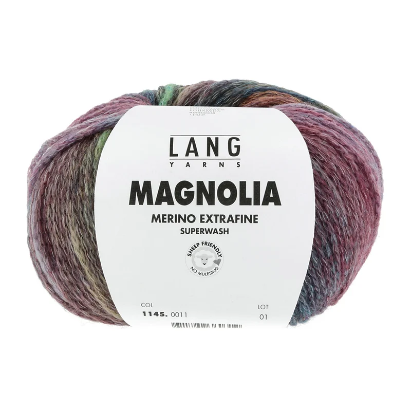 Lang Yarns Magnolia 0011 Violett/Orange/Türkis