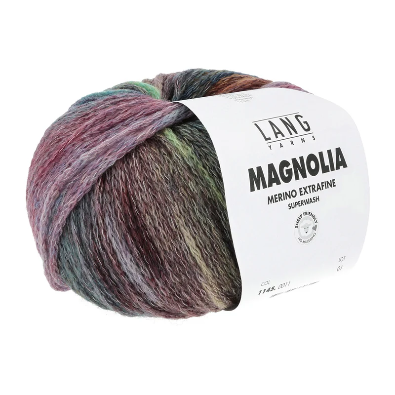 Lang Yarns Magnolia 0011 Violett/Orange/Türkis