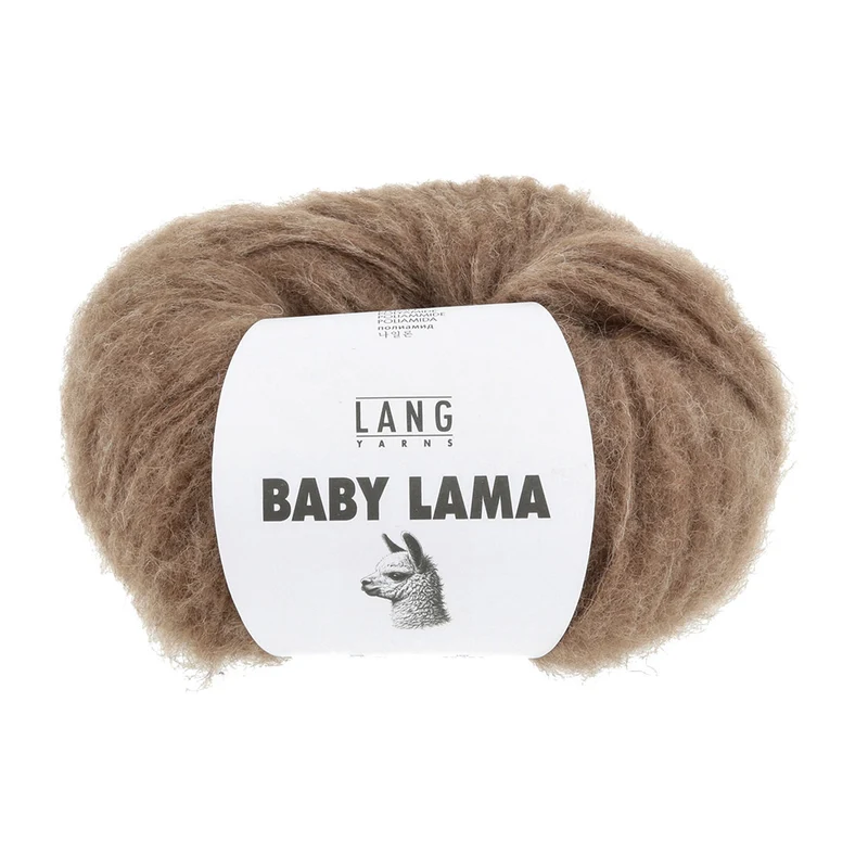 Lang Yarns Baby Lama 0196 Hellbraun