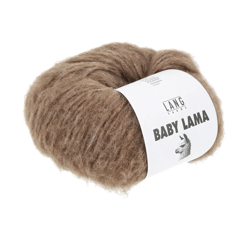 Lang Yarns Baby Lama 0196 Hellbraun