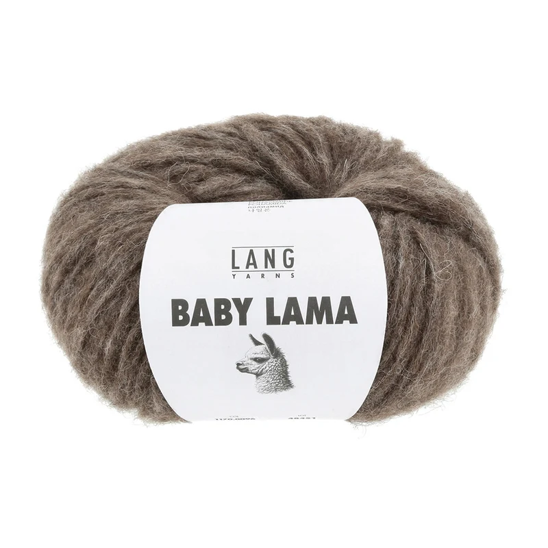 Lang Yarns Baby Lama 0096 Hellbraun Braun