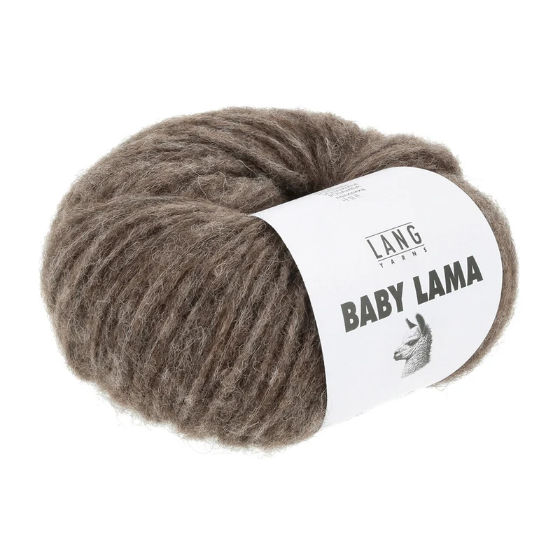 Lang Yarns Baby Lama 0096 Hellbraun Braun