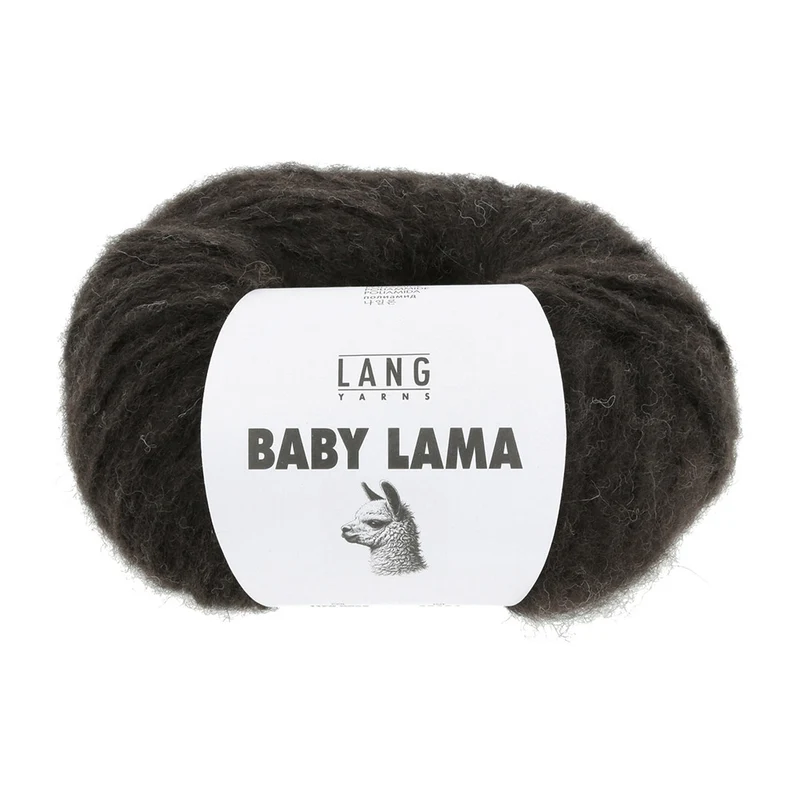 Lang Yarns Baby Lama 0068 Dunkelbraun