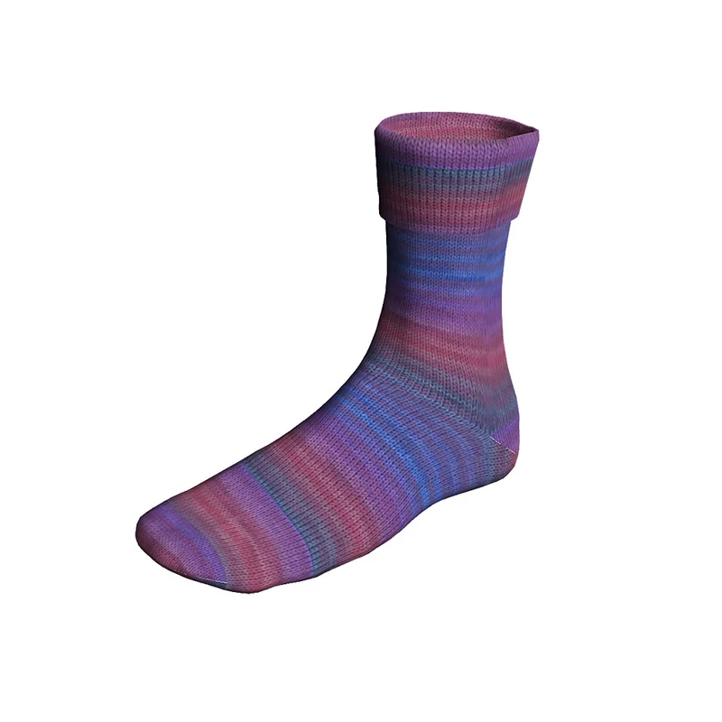 Lang Yarns Super Soxx Color 6-fach 0532 Violett/Blau/Fuchsia 1147 Sternenlicht