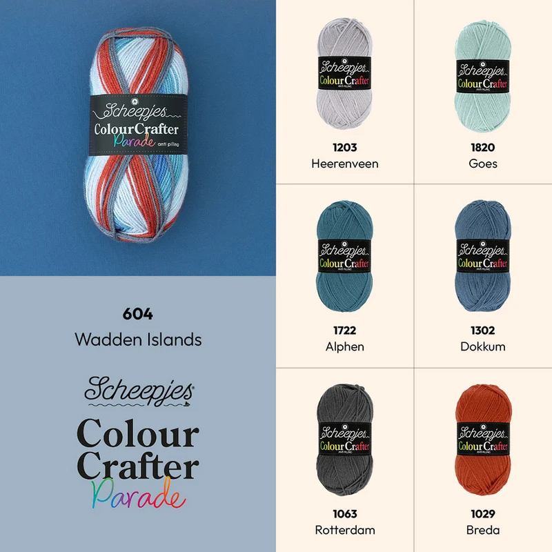 Scheepjes Colour Crafter Parade 604 Watteninseln