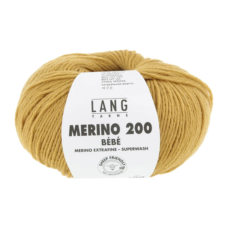 Lang Yarns Merino 200 Bebe 0350 Gold