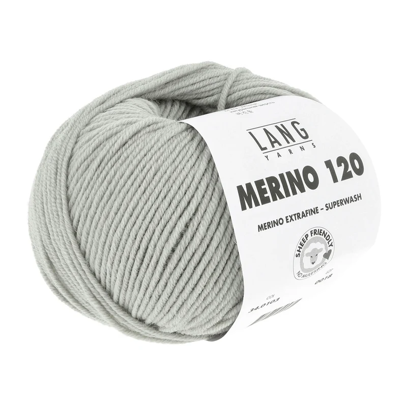 Lang Yarns Merino 120 0103 Hellgrau