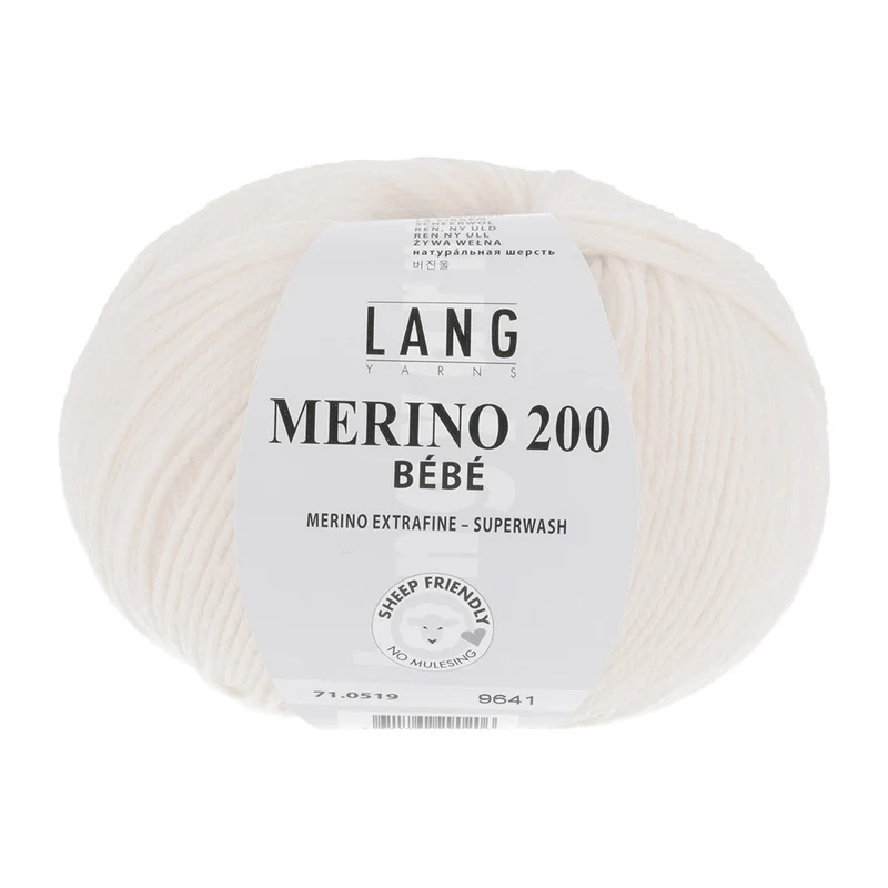 Lang Yarns Merino 200 Bebe 0519 Baby Rosa