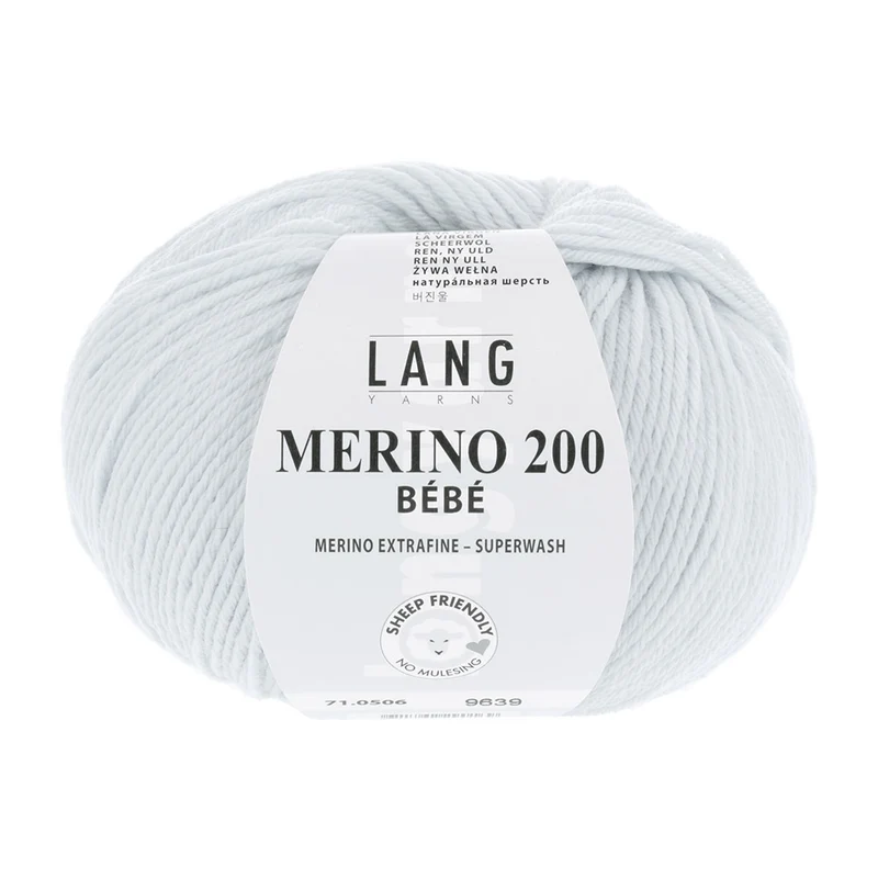 Lang Yarns Merino 200 Bebe 0506 Babyblau