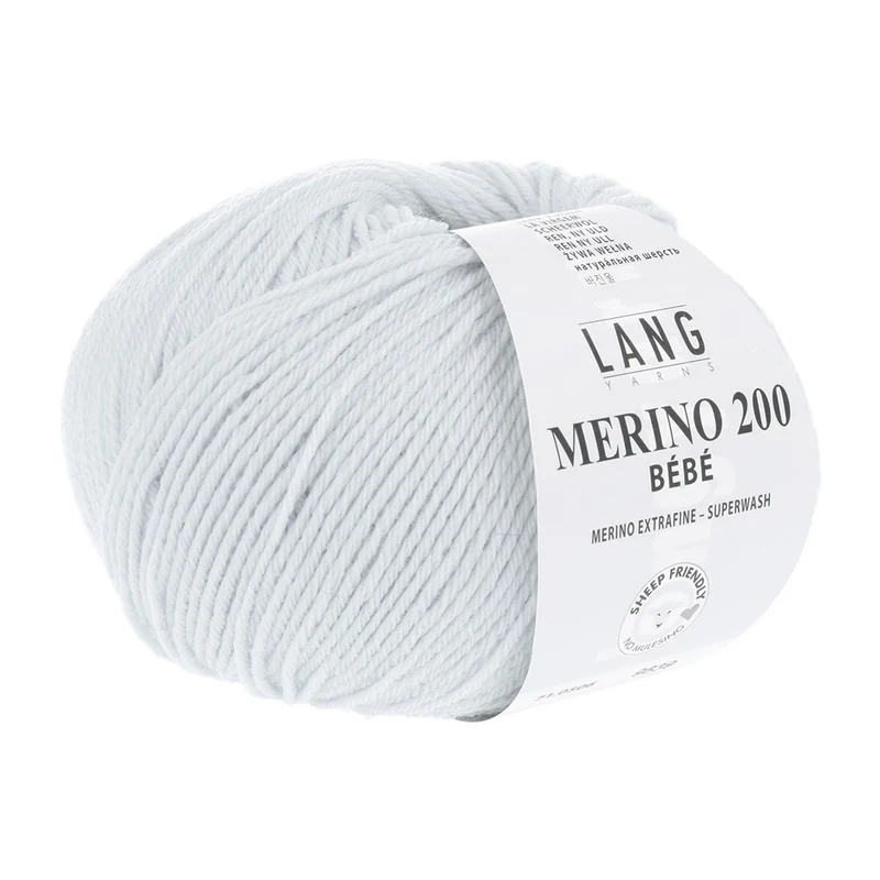 Lang Yarns Merino 200 Bebe 0506 Babyblau