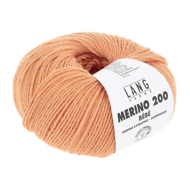 Lang Yarns Merino 200 Bebe 0459 Tangerine