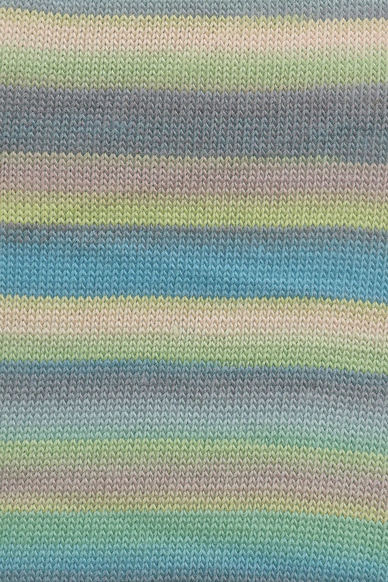 Lang Yarns Aurora 0004 Limette/Grün/Lila/Türkis