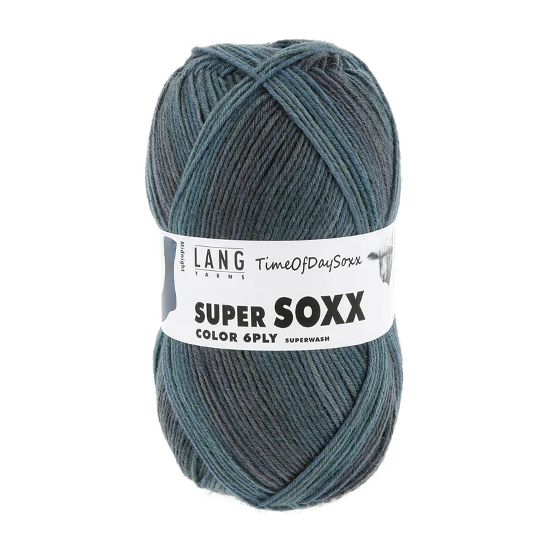 Lang Yarns Super Soxx Color 6-fach 0534 Marine 1147 Mitternacht