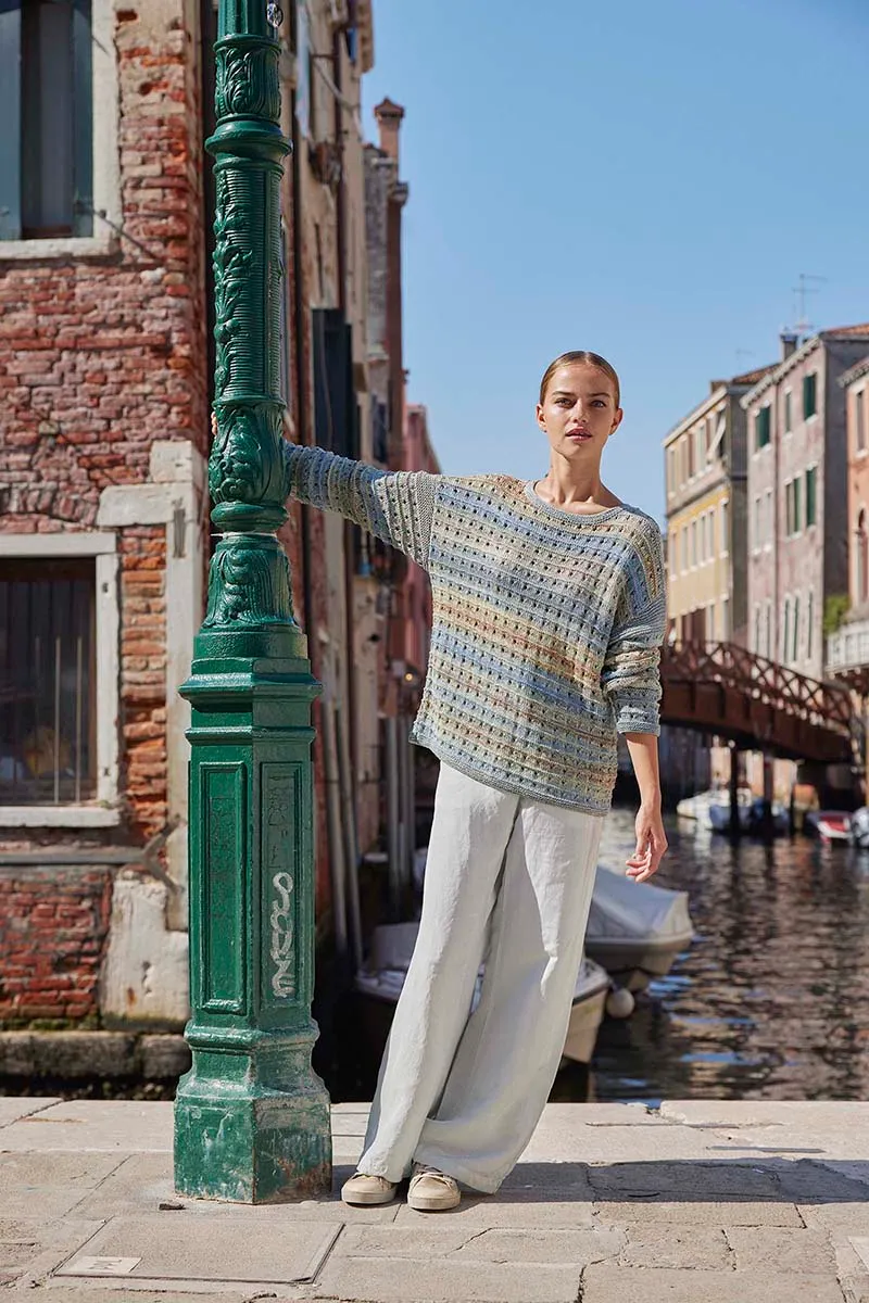Lang Yarns Illusion 0003 Fuchsia/Grün/Blau