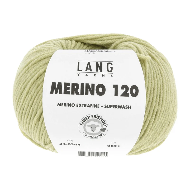 Lang Yarns Merino 120 0344 Limette