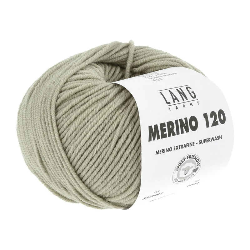 Lang Yarns Merino 120 0497 Moos