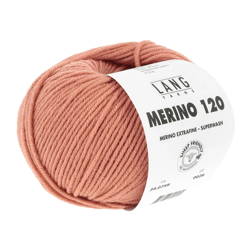 Lang Yarns Merino 120 0759 Mandarine