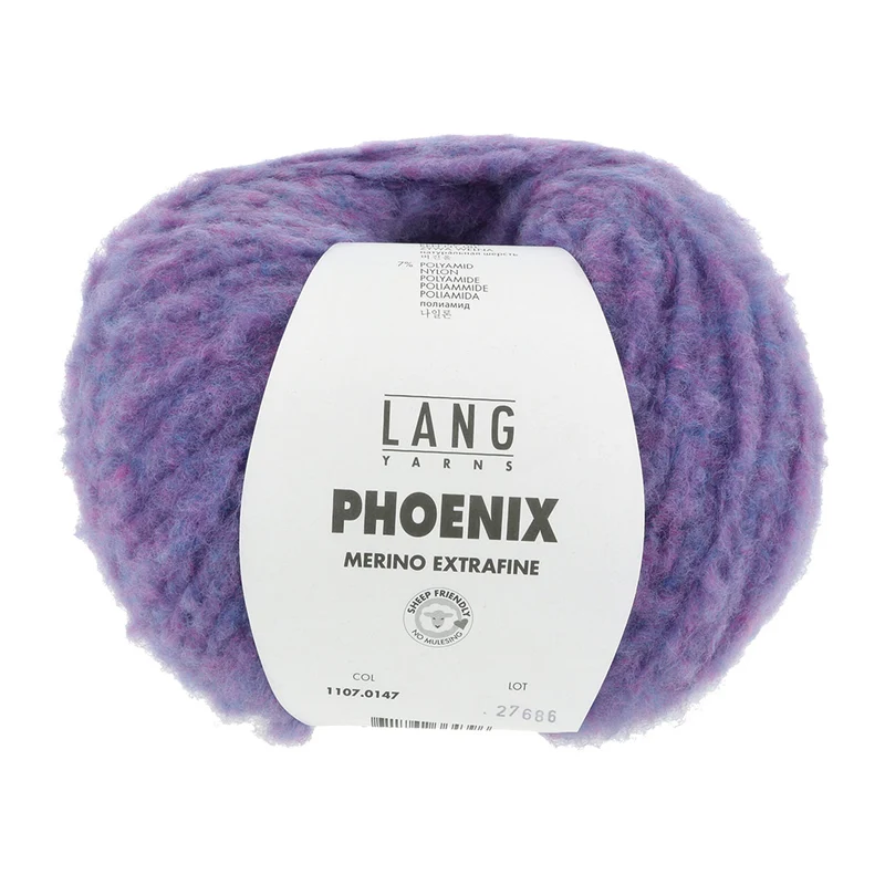 Lang Yarns Phoenix 147 Lila Chante Claire
