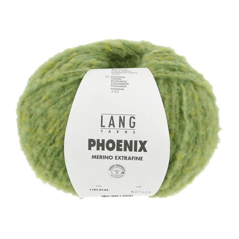 Lang Yarns Phoenix 144 Lime Chante Claire