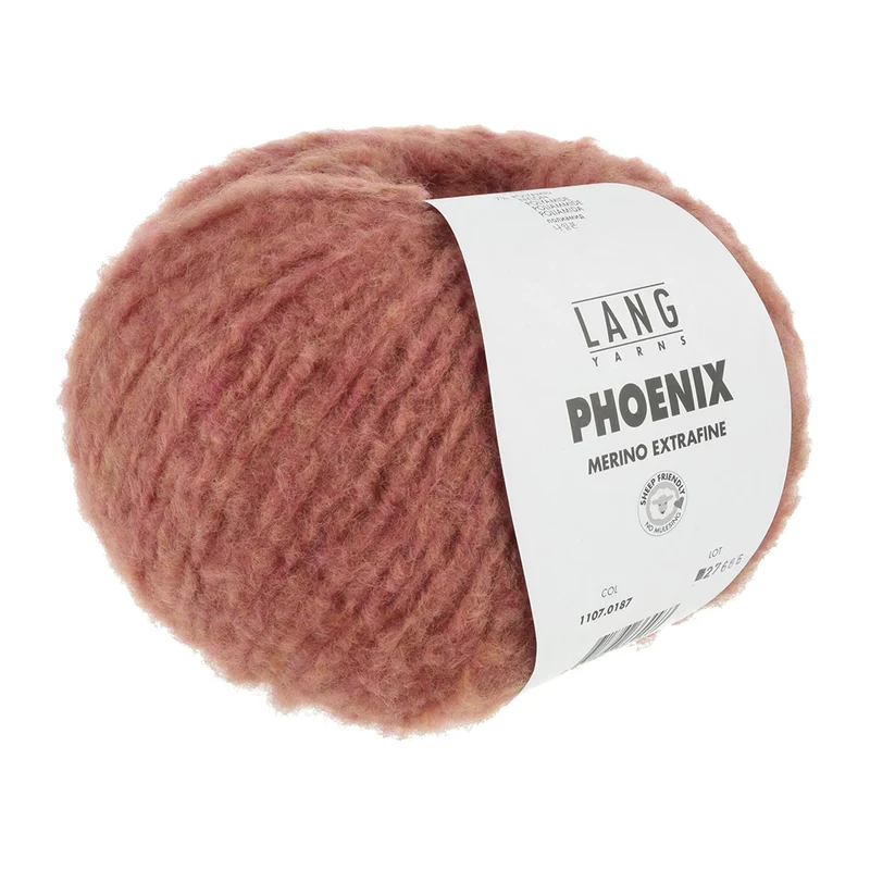 Lang Yarns Phoenix 187 Brick Chante Claire