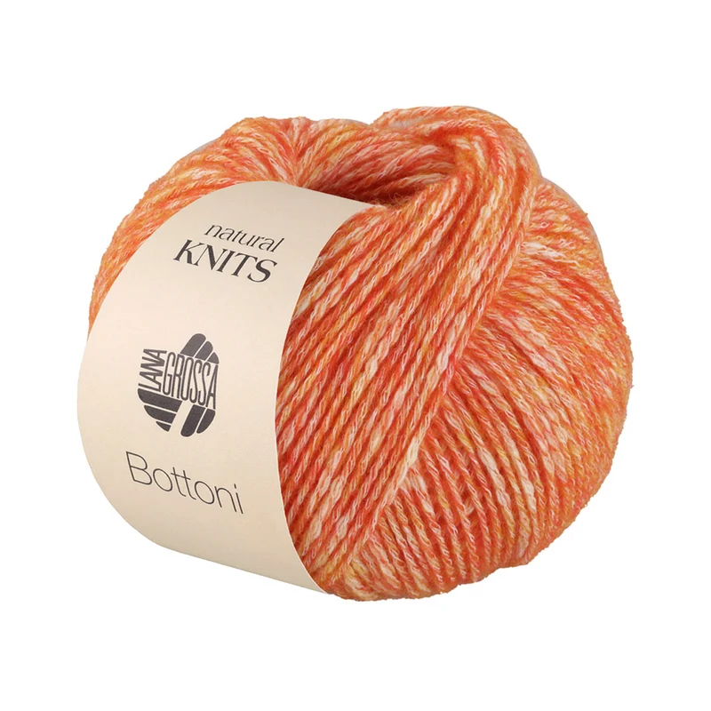 Lana Grossa Bottoni 003 Orange/Creme