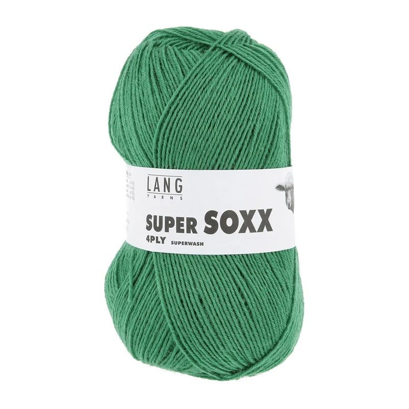 Lang Yarns Super Soxx 4-Fach 0017 Grün (4-fädig)