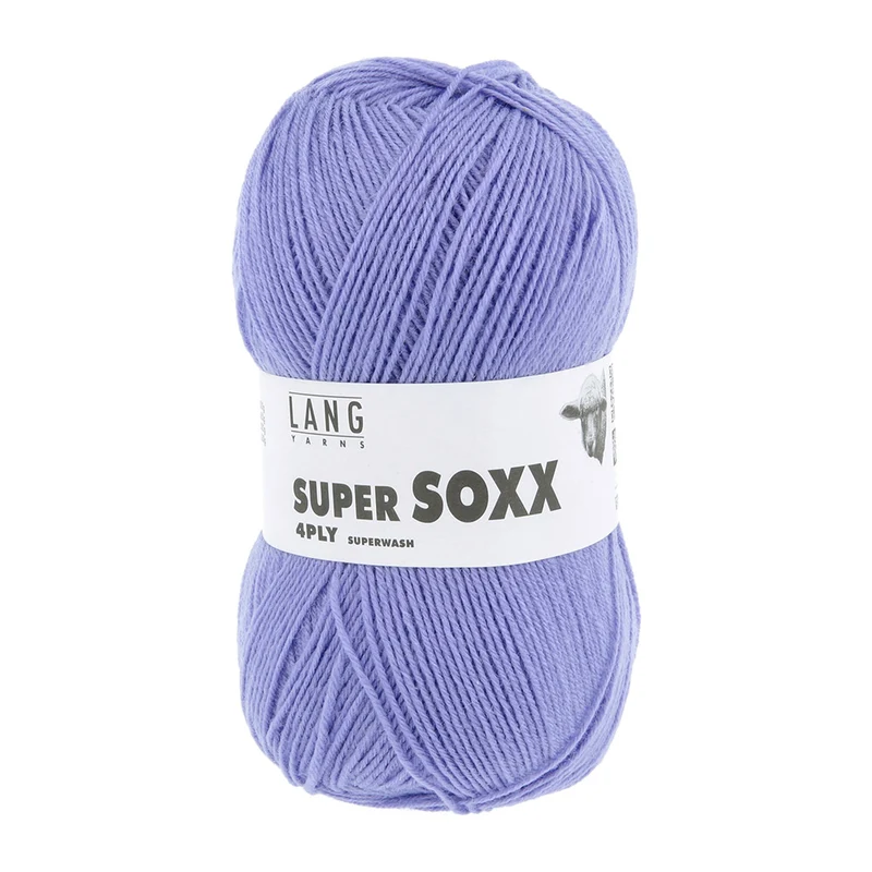 Lang Yarns Super Soxx 4-Fach 0046 Flieder (4-fädig)