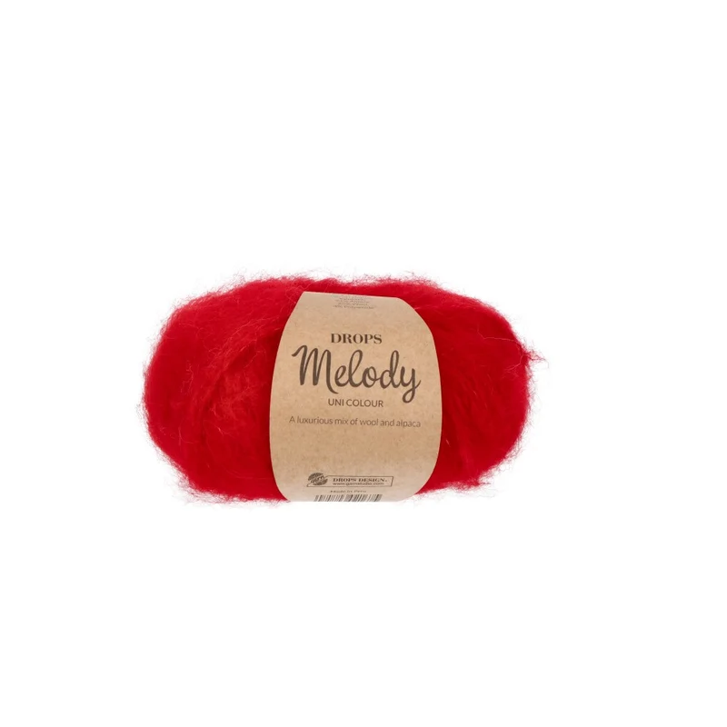 Drops Melody Uni Colour 029 Rot