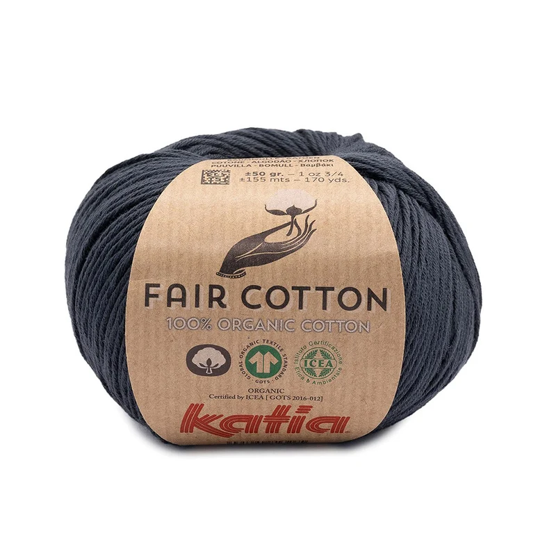 Katia Fair Cotton 054 Anthrazitgrau