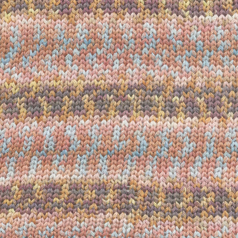 Lang Yarns Artsy 010 Braun/Blau/Ocker/Flieder