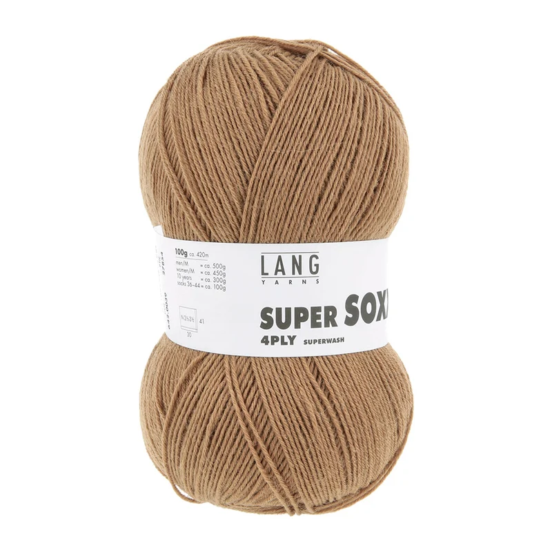 Lang Yarns Super Soxx 4-Fach 0039 Camel (4-fädig)