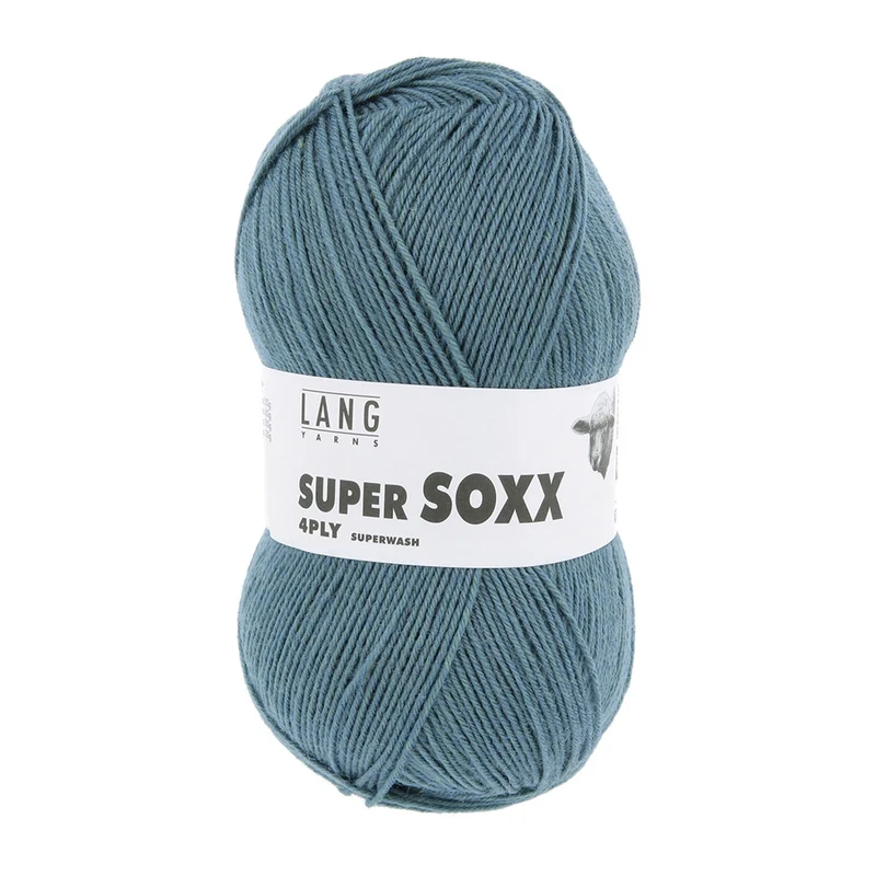 Lang Yarns Super Soxx 4-Fach 0088 Petrol (4-fädig)