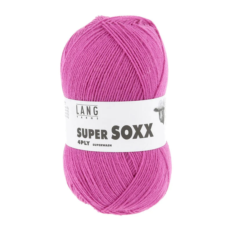 Lang Yarns Super Soxx 4-Fach 0084 Azalea (4-fädig)