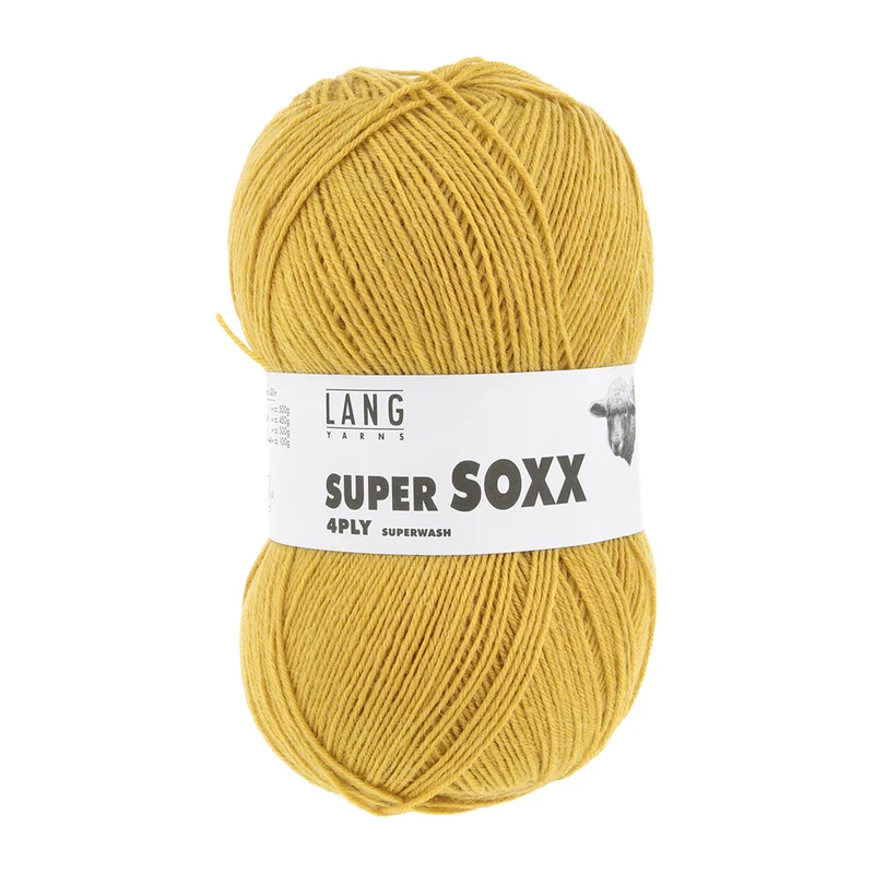 Lang Yarns Super Soxx 4-Fach 0150 Goldblume (4-fädig)