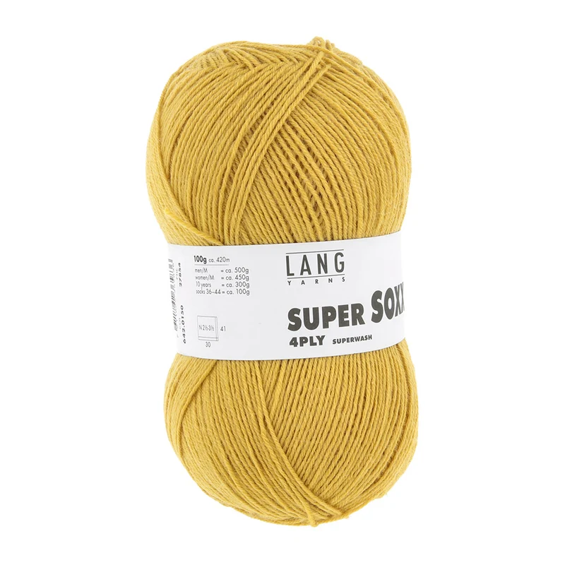 Lang Yarns Super Soxx 4-Fach 0150 Goldblume (4-fädig)
