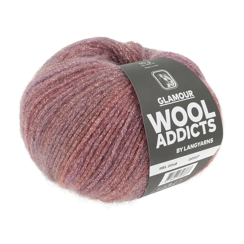 Lang Yarns Glamour 0048 Dunkelrosa/Rosa