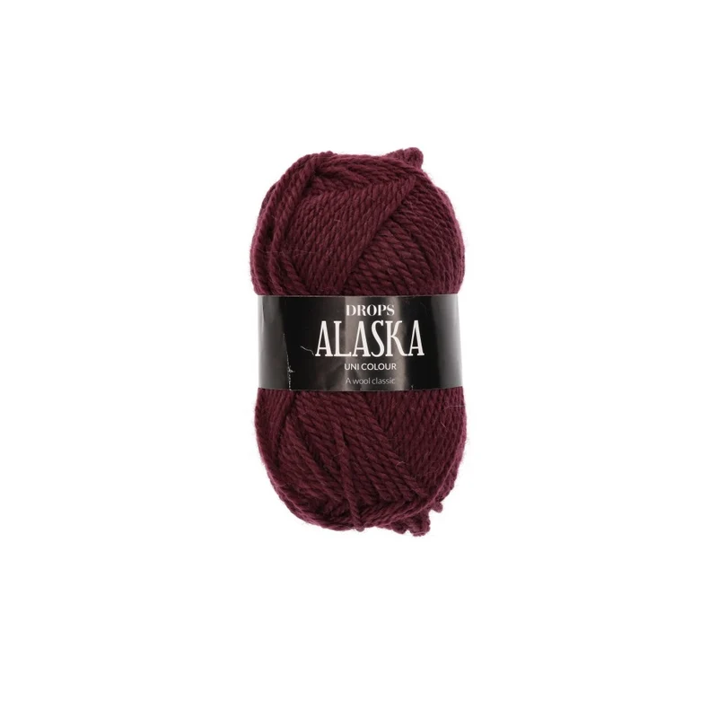 DROPS Alaska Uni Colour 081 Pflaumenwein