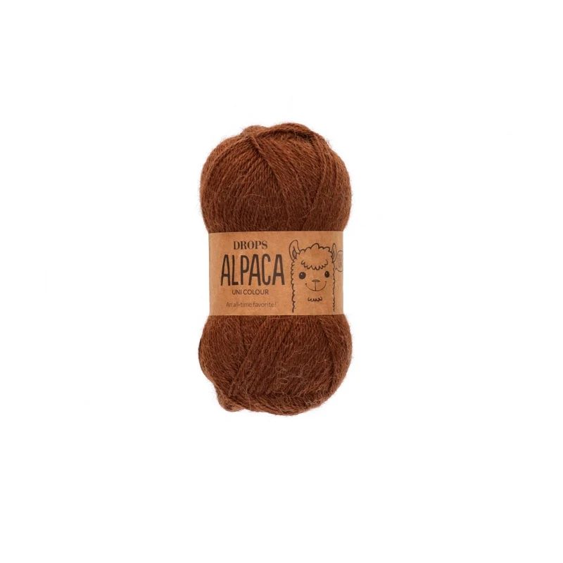 DROPS Alpaka Uni Colour 9042 Kastanie