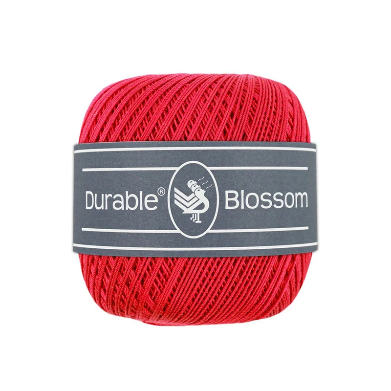 Durable Blossom 316 Red Strick- und Häkelgarn