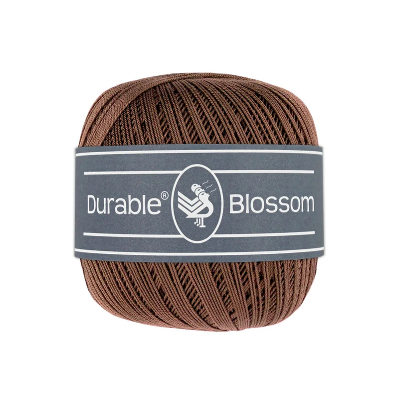 Durable Blossom 385 Kaffee – Strick- und Häkelgarn